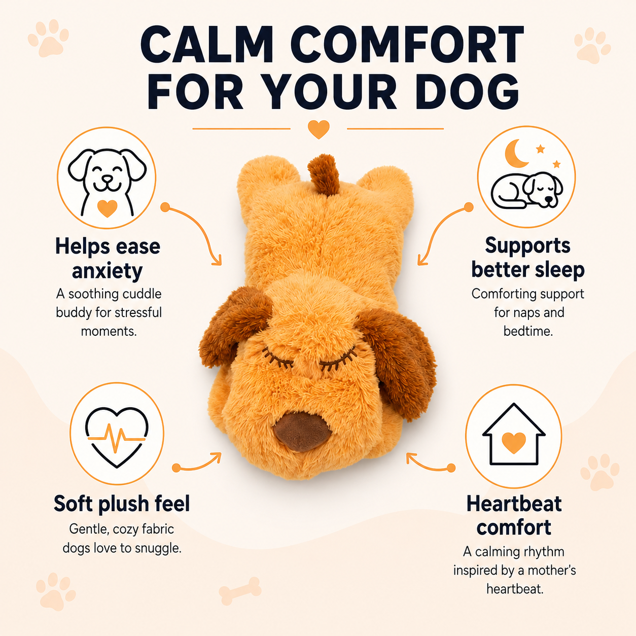 Snuglioco Heartbeat Comfort Plush